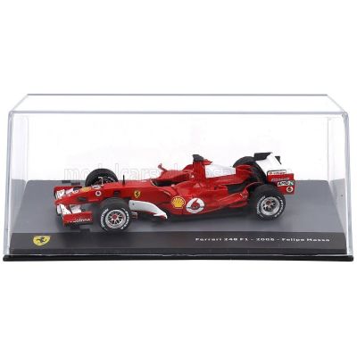 EDICOLA FERRARI F1  248 F1 N 6 SEASON 2006 FELIPE MASSA - CON VETRINA - WITH SHOWCASE - RED WHITE 1/43