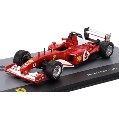 EDICOLA FERRARI F1  F2002 N 2 SEASON 2002 RUBENS BARRICHELLO - CON VETRINA - WITH SHOWCASE - RED 1/43