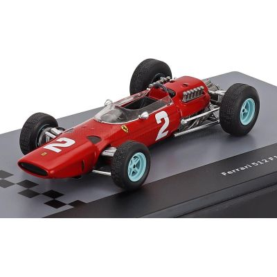 EDICOLA FERRARI F1  512 N 2 SEASON 1965 JOHN SURTEES - CON VETRINA - WITH SHOWCASE - RED 1/43