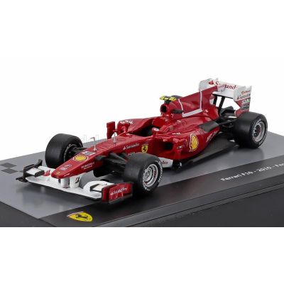 EDICOLA FERRARI F1  F10 N 8 SEASON 2010 FERNANDO ALONSO - CON VETRINA - WITH SHOWCASE - F-1 RED MET WHITE 1/43