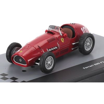 EDICOLA FERRARI F2  500 N 101 WORLD CHAMPION SEASON 1952 ALBERTO ASCARI - CON VETRINA - WITH SHOWCASE - RED 1/43