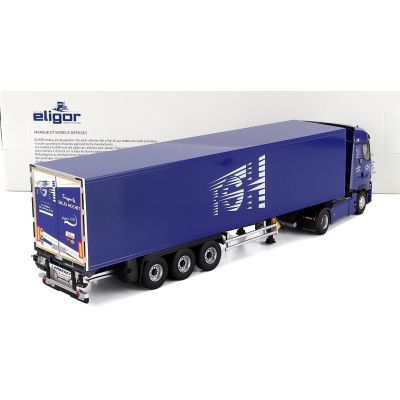ELIGOR RENAULT T-LINE HIGH TRUCK SEMI-FRIGO TGH TRANSPORTS 2023 - BLUE 1/43