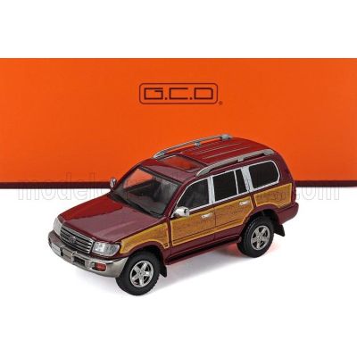 GCD MODELS TOYOTA LAND CRUISER 100 1997 - RED WOOD 1/64