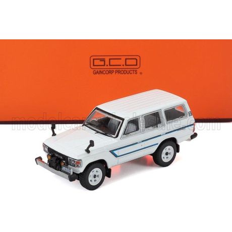 GCD MODELS TOYOTA LAND CRUISER 60 1982 - WHITE BLUE 1/64