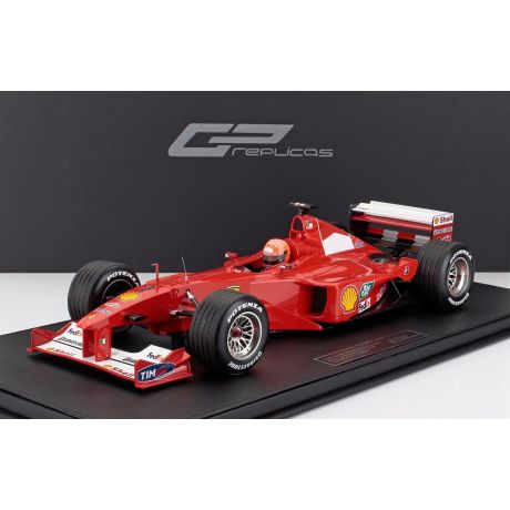 GP REPLICAS FERRARI F1  F2000 N 3 WORLD CHAMPION WINNER JAPAN SUZUKA GP (with pilot figure) 2000 MICHAEL SCHUMACHER - RED WHITE