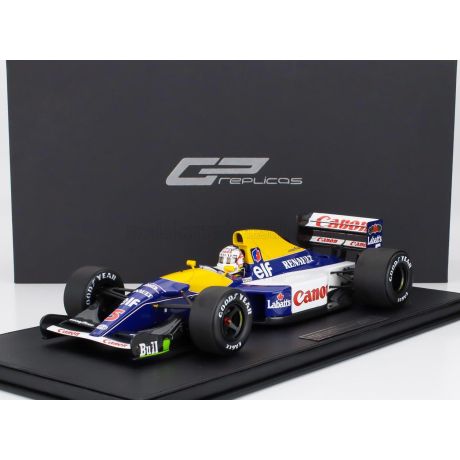 GP REPLICAS WILLIAMS F1  FW14B RENAULT N 5 WORLD CHAMPION POLE POSTITION FASTEST LAP AND WINNER BRITISH GP (with pilot figure) 1