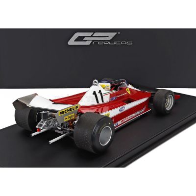 GP REPLICAS FERRARI F1  312T3 N 11 WINNER BRITISH GP (with pilot figure) 1978 CARLOS REUTEMANN - RED WHITE 1/12