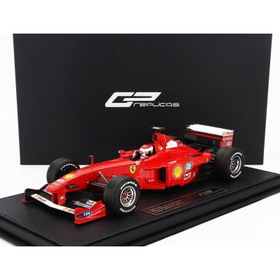 GP REPLICAS FERRARI F1 F399 SCUDERIA FERRARI N 4 WINNER MALAYSIAN GP (with pilot figure) 1999 EDDIE IRVINE - RED 1/18