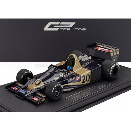 GP REPLICAS WOLF F1  WR1 N 20 WINNER ARGENTINE GP 1977 JODY SCHECKTER - BLUE GOLD 1/18