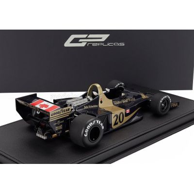 GP REPLICAS WOLF F1  WR1 N 20 WINNER ARGENTINE GP 1977 JODY SCHECKTER - BLUE GOLD 1/18