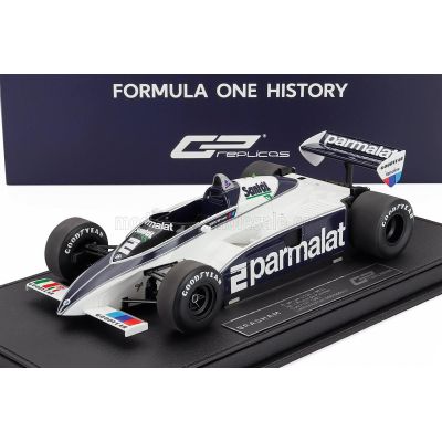 GP REPLICAS BRABHAM F1  BT50 PARMALAT N 2 DUTCH GP 1982 RICCARDO PATRESE - WHITE BLUE 1/18