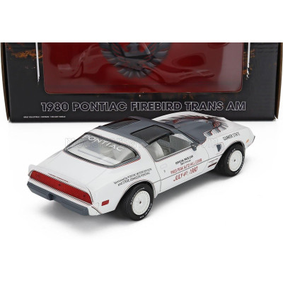 GREENLIGHT PONTIAC FIREBIRD TRANS AM 1980 - OFFICIAL PACE CAR 58th RALLY PIKES AUTO HILL CLIMB - WHITE 1/24