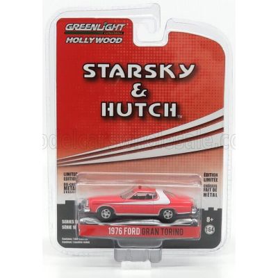 GREENLIGHT FORD USA GRAN TORINO COUPE 1976 STARSKY & HUTCH - RED 1/64
