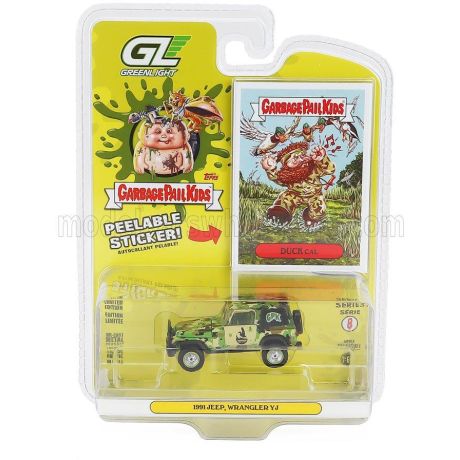 GREENLIGHT JEEP YJ 1991 - CAMOUFLAGE 1/64