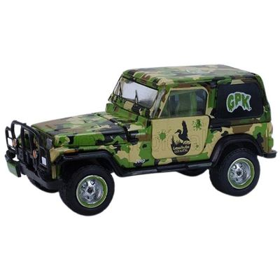 GREENLIGHT JEEP YJ 1991 - CAMOUFLAGE 1/64
