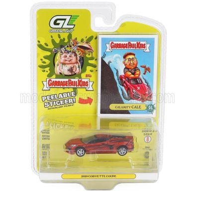 GREENLIGHT CHEVROLET CORVETTE COUPE 2020 - RED 1/64