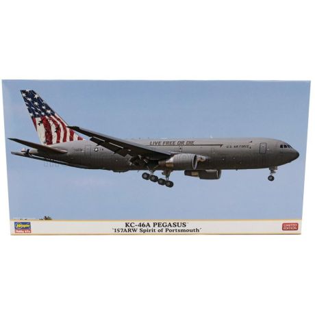 HASEGAWA BOEING KC-46A PEGASUS SPIRIT OF PORTSMOUTH - US AIR FORCE - 2015 MILITARY - AIRPLANE 1/200