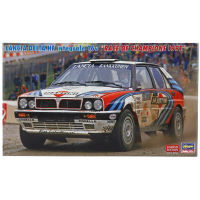 HASEGAWA LANCIA DELTA HF INTEGRALE 16V N 0 WINNER RALLY RACE OF CHAMPION 1991 JUHA KANKKUNEN 1/24