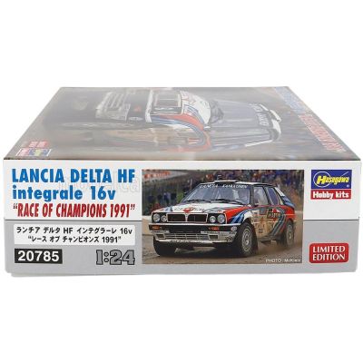 HASEGAWA LANCIA DELTA HF INTEGRALE 16V N 0 WINNER RALLY RACE OF CHAMPION 1991 JUHA KANKKUNEN 1/24