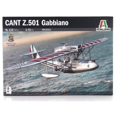 ITALERI CANT Z.501 GABBIANO IDROVOLANTE AIRPLANE MILITARY AERONAUTICA MILITARE 1/72