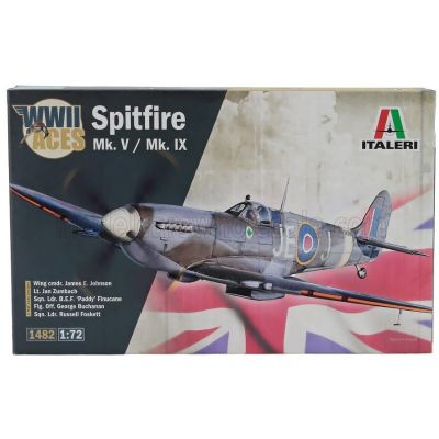 ITALERI SUPERMARINE SPITFIRE MK.IX MILITARY AIRPLANE 1941 1/72