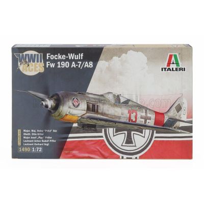 ITALERI FOCKE WULF FW 190 A-7/A8 MILITARY AIRPLANE 1944 1/72