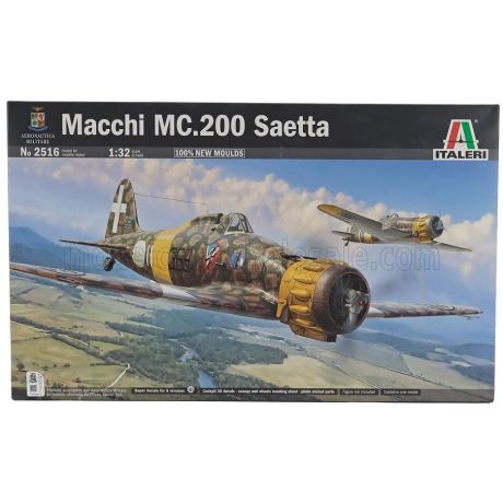 ITALERI MACCHI MC.202 SAETTA AIRPLANE MILITARY 1943 1/32