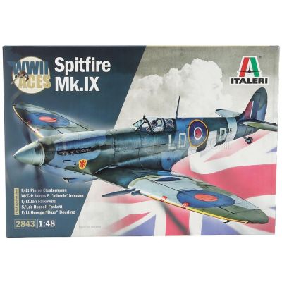 ITALERI SUPERMARINE SPITFIRE MK.IX MILITARY AIRPLANE 1941 1/48