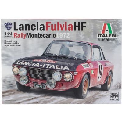 ITALERI LANCIA FULVIA HF 1600 COUPE N 14 WINNER RALLY MONTECARLO 1972 SANDRO MUNARI - MARIO MANNUCCI 1/24