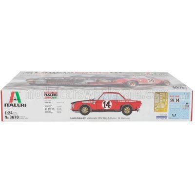 ITALERI LANCIA FULVIA HF 1600 COUPE N 14 WINNER RALLY MONTECARLO 1972 SANDRO MUNARI - MARIO MANNUCCI 1/24
