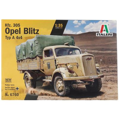 ITALERI OPEL BLITZ TYPE A 4x4 TRUCK MILITARY 2-ASSI 1952 1/35