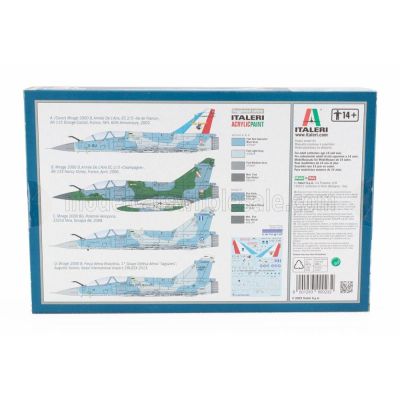 ITALERI DASSAULT AVIATION MIRAGE 2000 B/D - FRENCH ARMEE DE L'AIR - WAR AIRCRAFT 1985 - MILITARY AIRPLANE 1/72