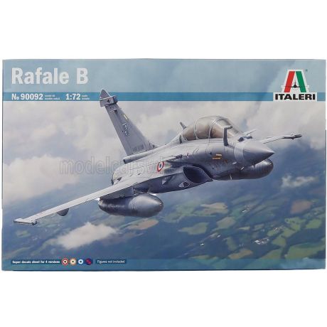 ITALERI DASSAULT AVIATION RAFALE B MILITARY AIRPLANE MARINE NATIONALE 1999 1/72