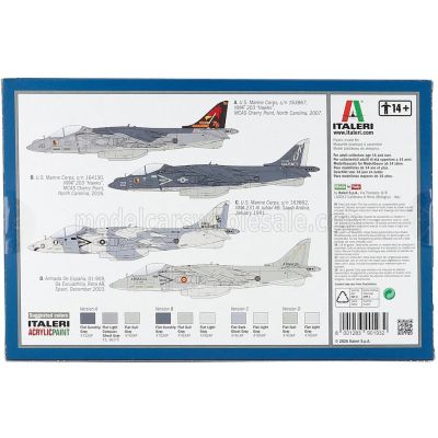 ITALERI McDONNEL DOUGLAS AV-8B HARRIER MILITARY AIRPLANE 1978 1/72