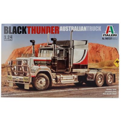 ITALERI MACK BLACK TUNDER AUSTRALIAN TRACTOR TRUCK 3-ASSI 1981 1/24