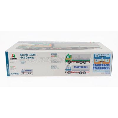 ITALERI SCANIA 142H TRACTOR TRUCK 3-ASSI CANVAS - TELONATO - 1982 1/24