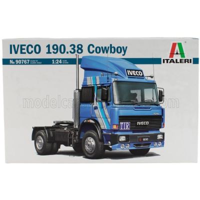 ITALERI IVECO FIAT 190.38 COWBOY TURBO TRACTOR TRUCK 2-ASSI 1984 1/24