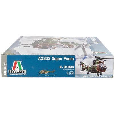 ITALERI EUROCOPTER AS332 SUPER PUMA MILITARY HELICOPTER 1978 1/72