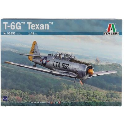ITALERI NORTH AMERICAN T-6G TEXAN MILITARY AIRPLANE 1951 1/48