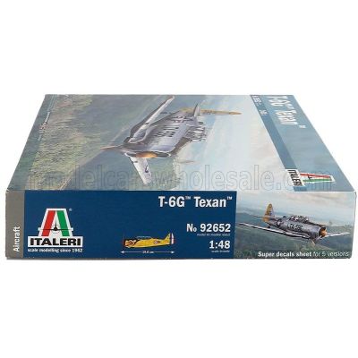 ITALERI NORTH AMERICAN T-6G TEXAN MILITARY AIRPLANE 1951 1/48