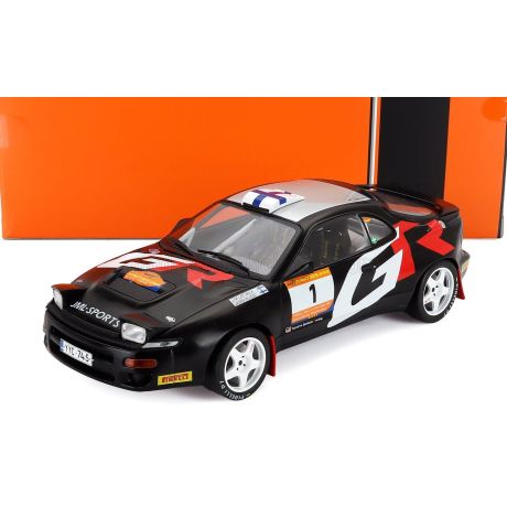 IXO MODELS TOYOTA CELICA GT4 TURBO (ST185) N 97 RALLY COSTA BRAVA 2025 JARI MATTI LATVALA - JANNI HUSSI - BLACK 1/18