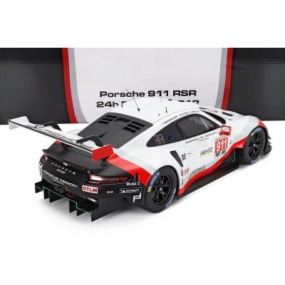 IXO MODELS PORSCHE 911 991 RSR 4.0L TEAM PORSCHE GT N 911 24h DAYTONA 2018 FRED MAKOWIECKIE - PATRICK PILET - NICK TANDY - WHITE