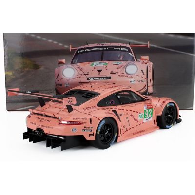 IXO MODELS PORSCHE 911 991 RSR TEAM PORSCHE GT N 92 WINNER LMGTE PRO PINK PIG TRIBUTE 24h LE MANS 2018 MICHEAL CHRISTENSEN - KEV