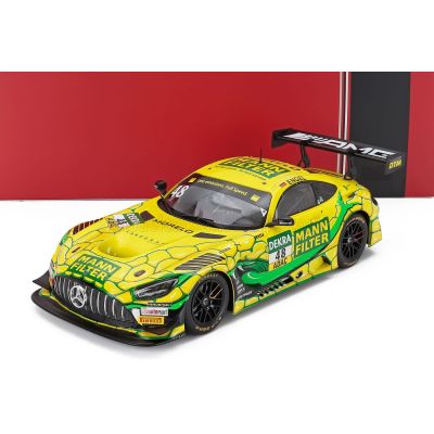 IXO MODELS MERCEDES BENZ AMG GT3 EVO TEAM LANDGRAF N 48 DTM SEASON 2023 MARO ENGEL - YELLOW 1/18