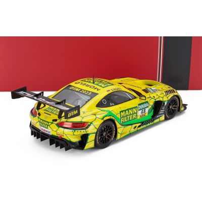 IXO MODELS MERCEDES BENZ AMG GT3 EVO TEAM LANDGRAF N 48 DTM SEASON 2023 MARO ENGEL - YELLOW 1/18