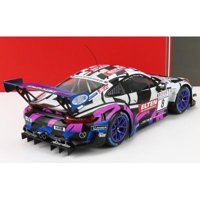 IXO MODELS PORSCHE 911 991 GT3 R TEAM RING POLICE N 8 VLN NURBURGRING 2019 J.E.SLOOTEN - L.LUHR - A.DE LEENER - S.JANS - WHITE B