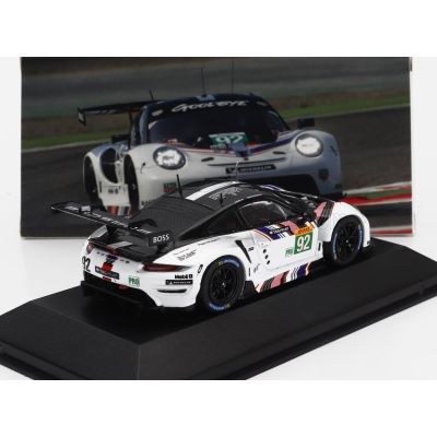 IXO MODELS PORSCHE 911 RSR-19 GOODBYE TEAM PORSCHE GT N 92 LAST RACE WEC 8h BAHRAIN 2022 KEVIN ESTRE - MICHAEL CHRISTENSEN - WHI