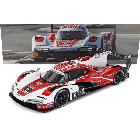 IXO MODELS PORSCHE 963 9RD 4.6L TURBO V8 TEAM PORSCHE PENSKE MOTORSPORT N 6 4th 24h DAYTONA 2024 KEVIN ESTRE - LAURENS VANTHOOR