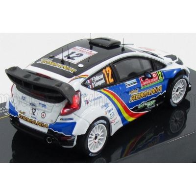 IXO MODELS FORD ENGLAND FIESTA RS WRC N 12 RALLY MONTECARLO 2014 F.DELECOUR - D.SAVIGNONI - BLUE WHITE BLACK 1/43