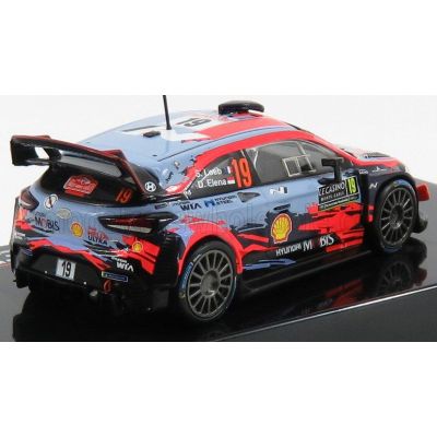 IXO MODELS HYUNDAI i20 WRC COUPE N 19 RALLY MONTECARLO 2019 S.LOEB - D.ELENA - 2 TONE BLUE RED 1/43